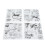 4pcs Pet Embossing Folder Silicone DIY Craft 3