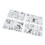 4pcs Pet Embossing Folder Silicone DIY Craft 9