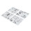 4pcs Pet Embossing Folder Silicone DIY Craft 10