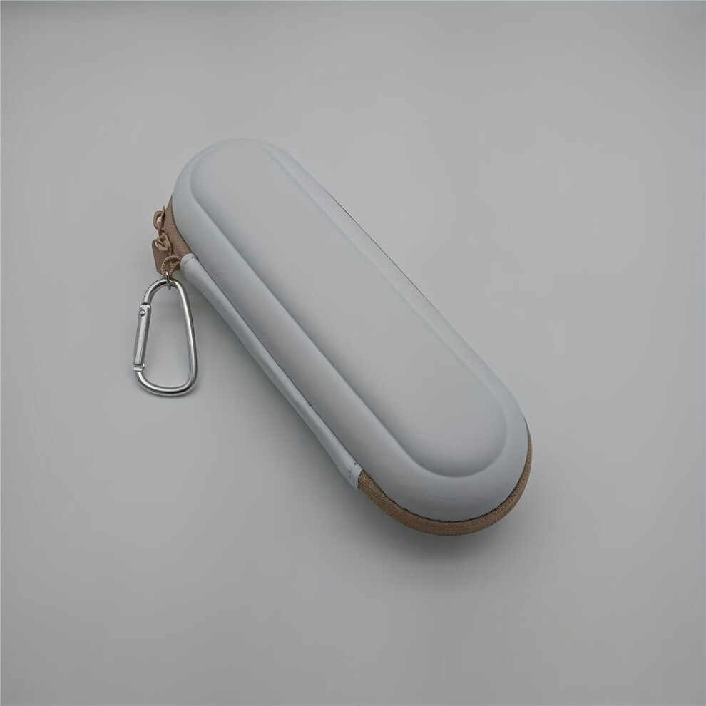White (White) Electric Toothbrush Case Compatible For Oral B And Compatible For Philips Toothbrush, Travel Electric Toothbrush Case Portable