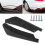 2 X Car Carbon Fiber Rear Bumper Lip Diffuser Splitter Protector 4