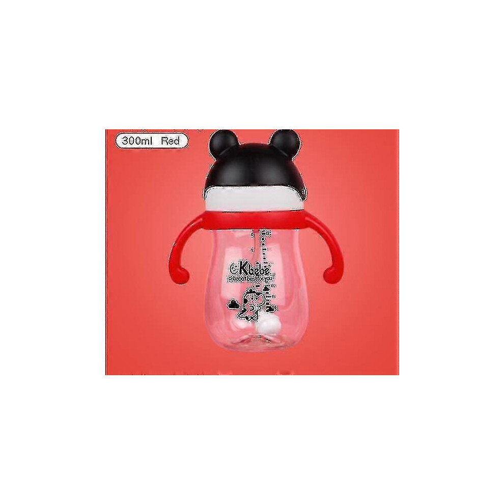 Children's Water Cup With Sippy Cup, Baby Sippy Cup, Water Bottle|cups(red)