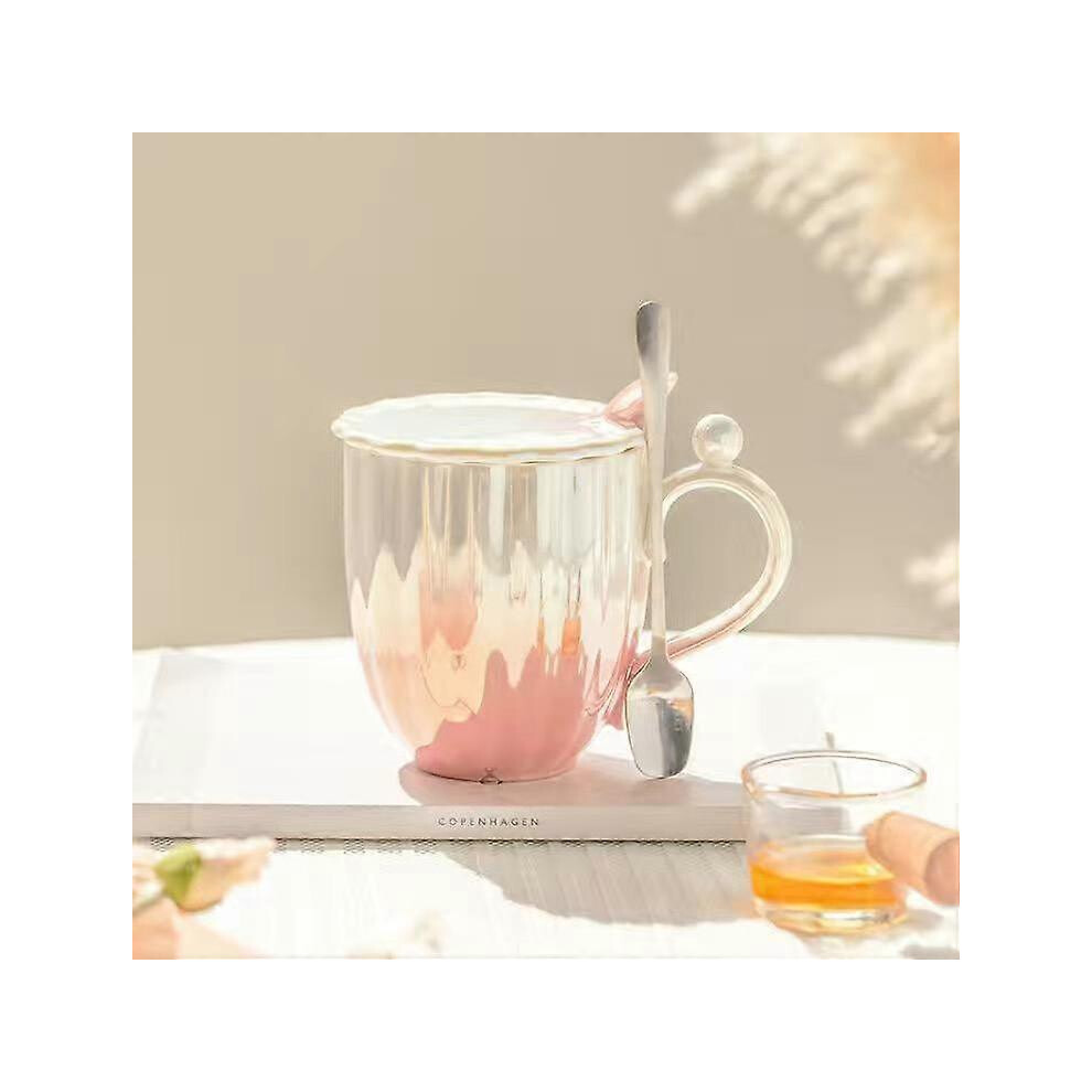 Special Pearl Fritillary Luster Mug Coffee Cup Ceramic Water Cup Coffee Cup Milk Cup Breakfast Cup-image-OPC-PHYZG5P-NEW