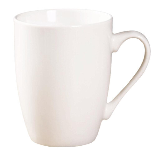 Ceramic cup, dishwasher and microwave safe, coffee cup, tea cup, DIY cup, white 1