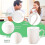 Ceramic cup, dishwasher and microwave safe, coffee cup, tea cup, DIY cup, white 4