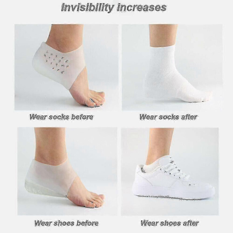Kikidex (As Show, One Size) 5Cm Footbed Enhancers Invisible Height Increase Insoles Pad