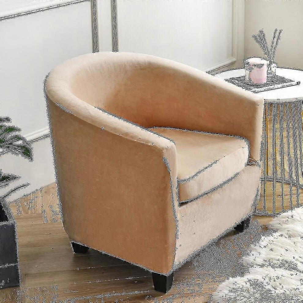 Kikidex (, One Size) Armchair Chair Sofa Cover Living Room Chair Seat Slipcover Cream