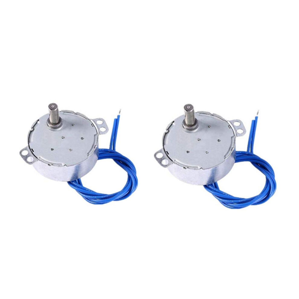 2Pcs Turntable Synchronous Synchron Motor 50/60Hz Ac 100~127V 4W For Hand-Made, School Project, Model (15-18Rpm) 477169040916