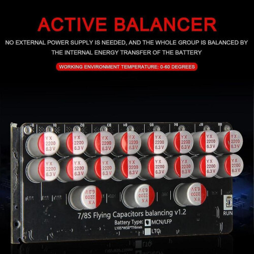5a Balancer 8s Lifepo4 Li-ion Ver Battery Active Equalizer Balancer Energy Transfer Board Balance 1