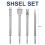 SDS Plus Rotary Hammer Drill Bits & Chisels Set,Concrete Masonry Hole Tool,17-Piece 2