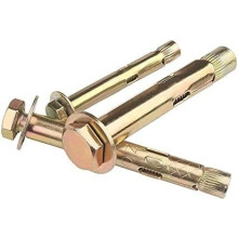M6 Carbon Steel Concrete Walls Expansion Shield Anchor with Hex Bolt (Size : M8x70) 5pcs