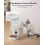 Automatic Cat Food Dispenser, Automatic Cat Feeder with Customize Feeding Schedule, 4L Auto Cat Feeder 4