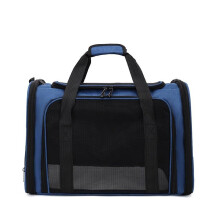 Cat Bag, Crossbody Handbag, cat cage,, Breathable pet Bag, carMounted, air Dog Bag(Blue,Medium)