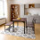 Living And Home (Brown) Dining Table Set for 4 4