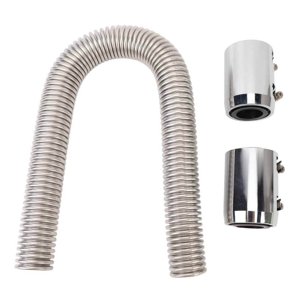 Radiator Hose 24In Stainless Steel Efficient Silver 9121376713385