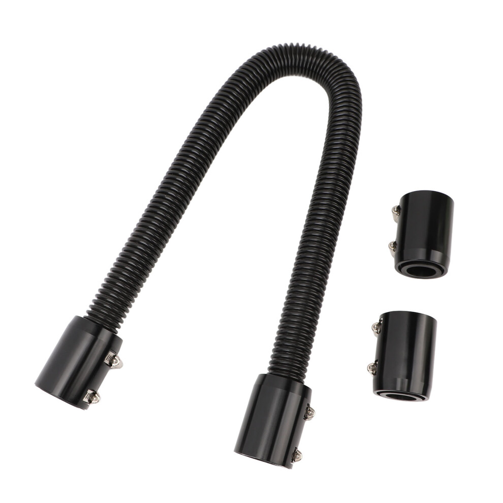 Coolant Radiator Hose 36In Flexible Stainless Black 9121376713446