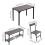 Living And Home (Light Grey) Dining Table Set for 4 8