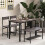 Living And Home (Light Grey) Dining Table Set for 4 4