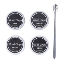 Wood Chips for Cocktail Smoker 4 Flavors Natural