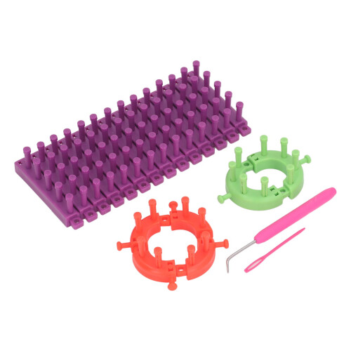 Long Knitting Loom Kit Detachable Easy Assembly 1