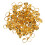 100pcs Metal Sewing Thimble Adjustable Size Rust 2