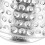 50pcs Metal Sewing Thimble Adjustable Size Rust 13