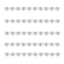 50pcs Metal Sewing Thimble Adjustable Size Rust