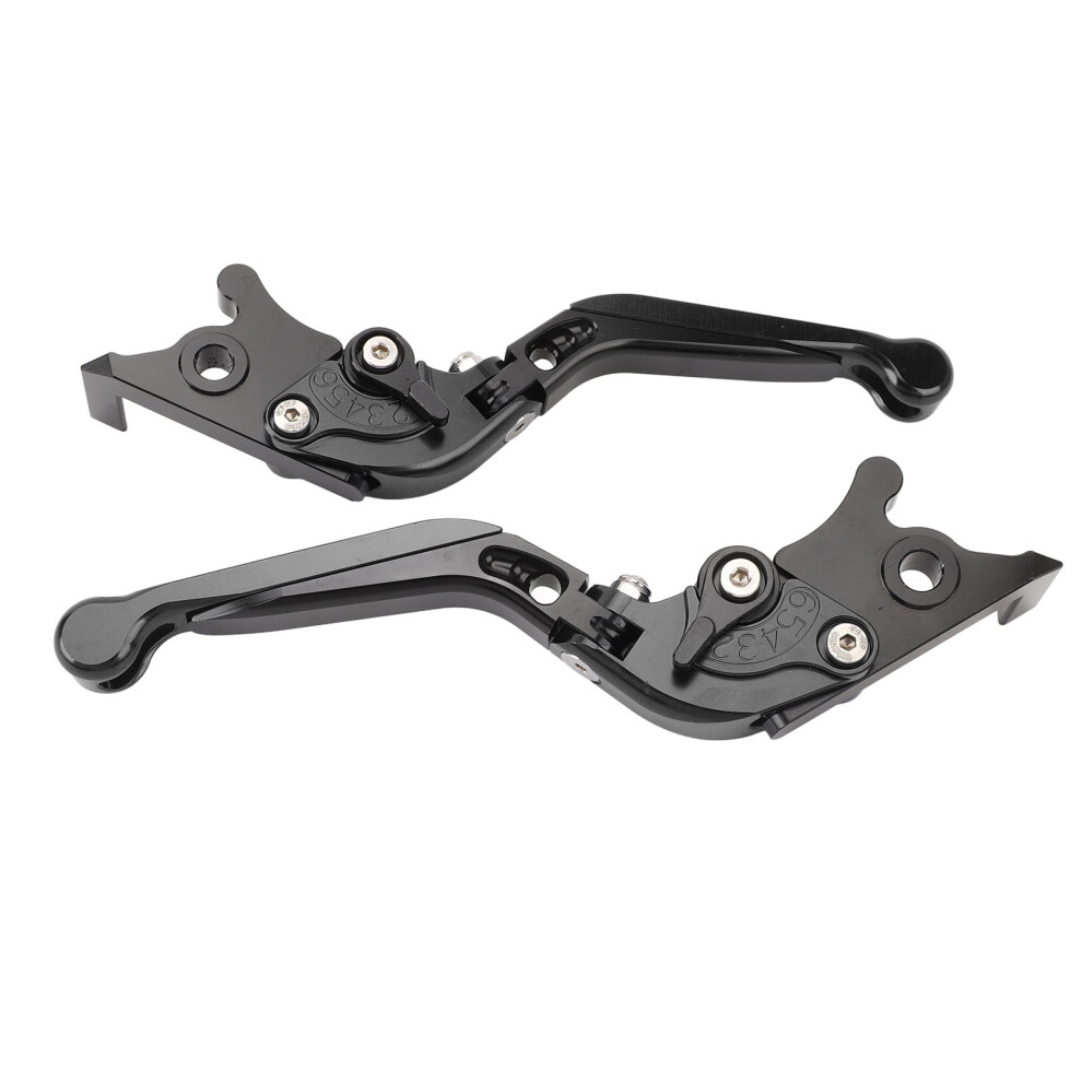 1 Pair Folding Clutch Lever Aluminum Alloy Black 9121376714221