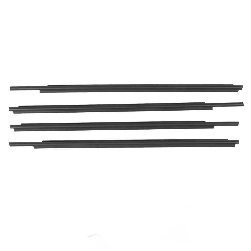 4Pcs Car Weatherstrip Door Window Moulding Trim 9121376716652