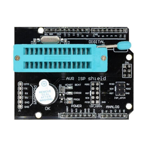 AVR ISP Universal Programmer Expansion Board Shield Burning Bootloader for Atmega328P Module Atmega with LED Indicator 1