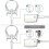2 Pack AirMini Adapters - Compatible with 15mm & 22mm Hose Diameter for ResMed AirMini CPAP Machine 4