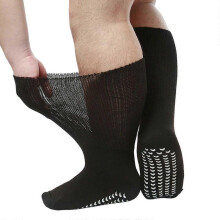 (Black dispensing plu) Extra-Wide Diabetic Socks for Swollen Feet Hospital-Grade Non-Binding and Grip-Friendly for Men and Women
