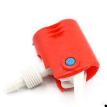 Gigbuff Cam 2pcs Bicycle Balls Inflator Valve Adapter Hand Air Pump Nozzle Home Outdoor Accessory(red)