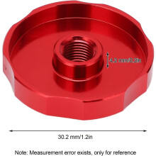 Gigbuff Cam Bicycle Valve Opener, Aluminum Alloy MTB Front Fork Caps Protector Spare Part Accessory