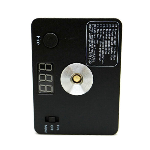 521 TAB Mini V3 Resistance Tester Tests Heater Wire Resistance and Burn with Charging Function Screen Display 2