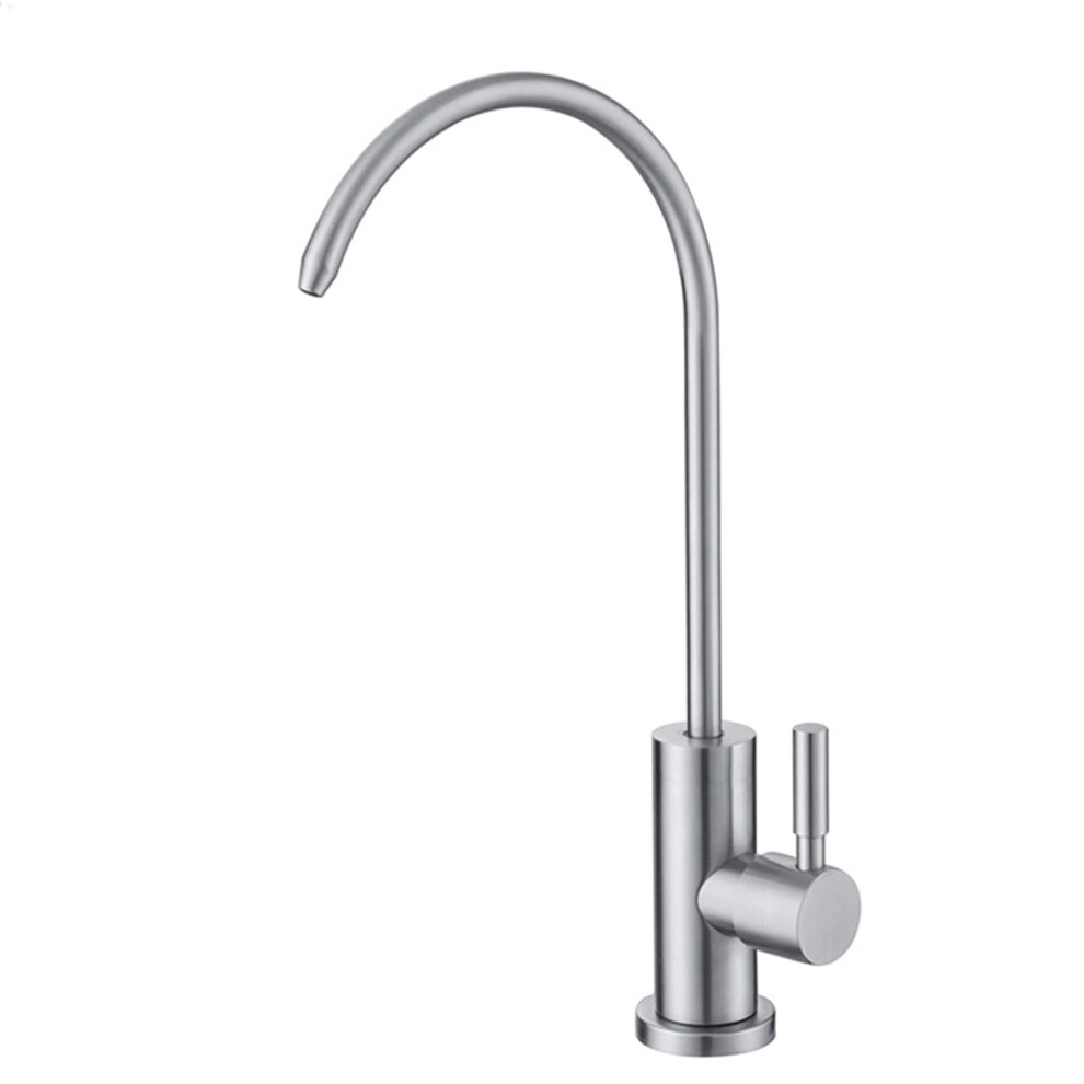 Water Filter Faucet 360 Rotary Sink Filter Water Faucet Kitchen Faucet,Chrome Kitchen Faucet (Color : Brushed) 477169044266