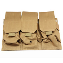 Tactical Triple Magazine Pouch Camouflage Cartridges Clip Carrier
