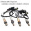 4Pcs Up+Downstream Lambda O2 Oxygen Sensor compatible BMW E87 120i E90 320i E91 11787530282 11787512985 3