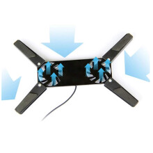 Rotatable USB Fan Cooling Pad 2 Fans Cooler Notebook Cooler Computer Laptop Stand USB Fan for 10-17' PC Laptop PC Computer