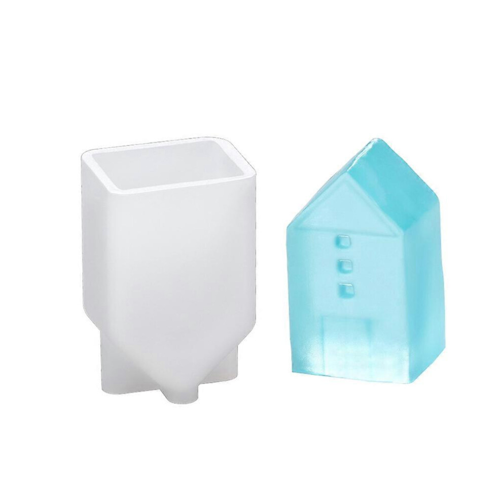 (5, One size) Crystal Epoxy Epoxy Diy Small House Decoration Clouds Rain for Cross Moon Silicone Abrasive Mold for Diy Resin Crafts