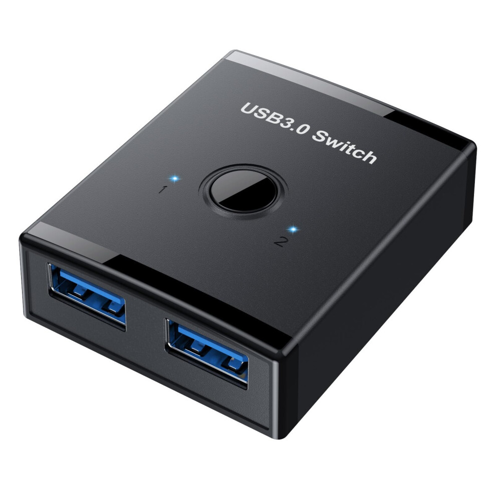 Usb Switcher 1 Computers Sharing 2 Usb Devices Usb3.0 Peripherals Switcher Box For Keyboards Scanner 477169045737