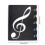 (As show, One size) for Creative A4 Music Book Folders Piano Multi Function Score Practical File Document Storage Holder  Black 2