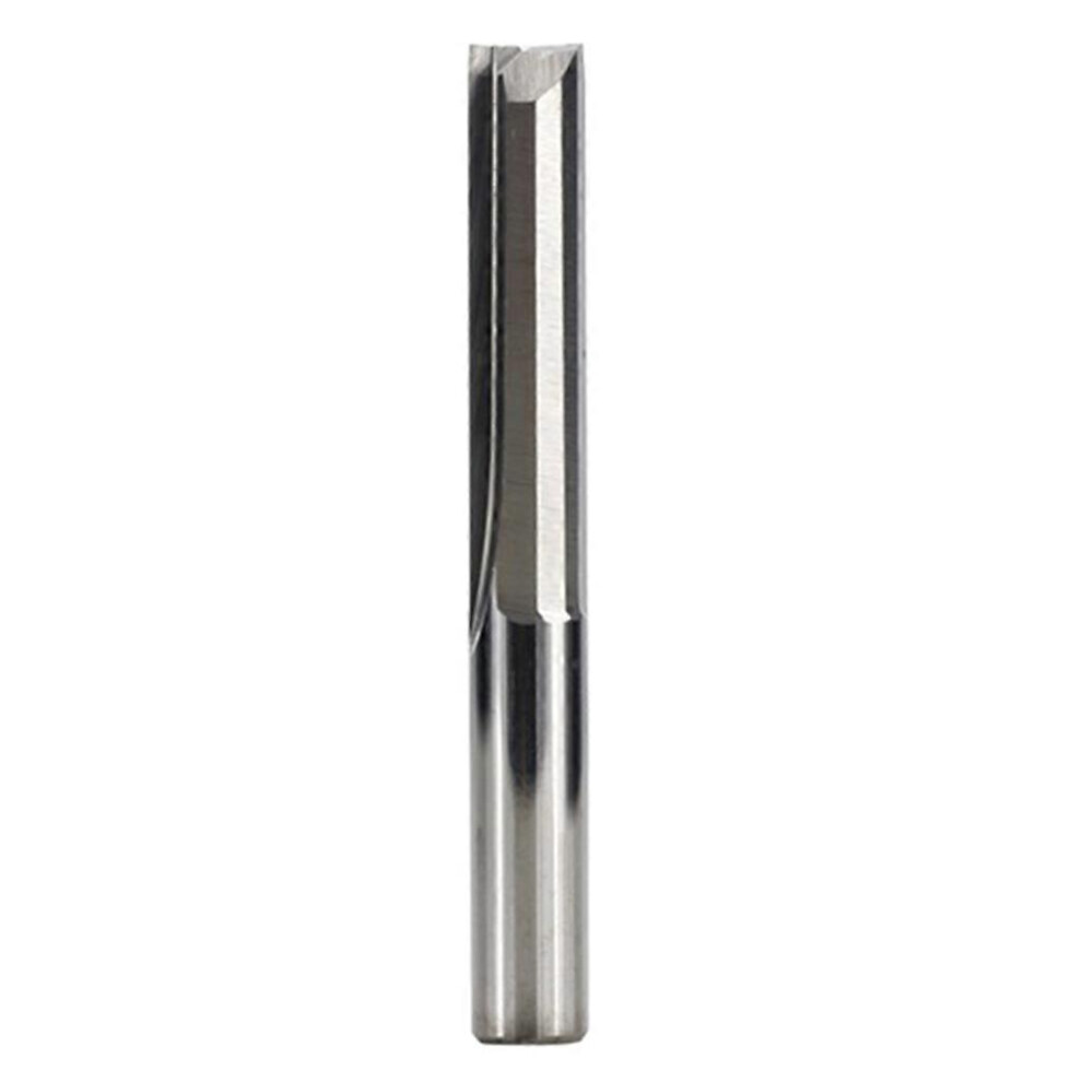 (6*28, One size) 2 Flute Straight Slot Milling Cutter 6mm CNC Shank Router Bit Router Bit Engraving for CNC Milling Engraver Carving Bits  Silver 6*28