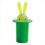 (Green, One size) Toothpick Storage Box Dustproof Self-picking Rabbit Toothpick Holder 3
