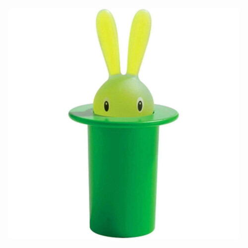 (Green, One size) Toothpick Storage Box Dustproof Self-picking Rabbit Toothpick Holder 2