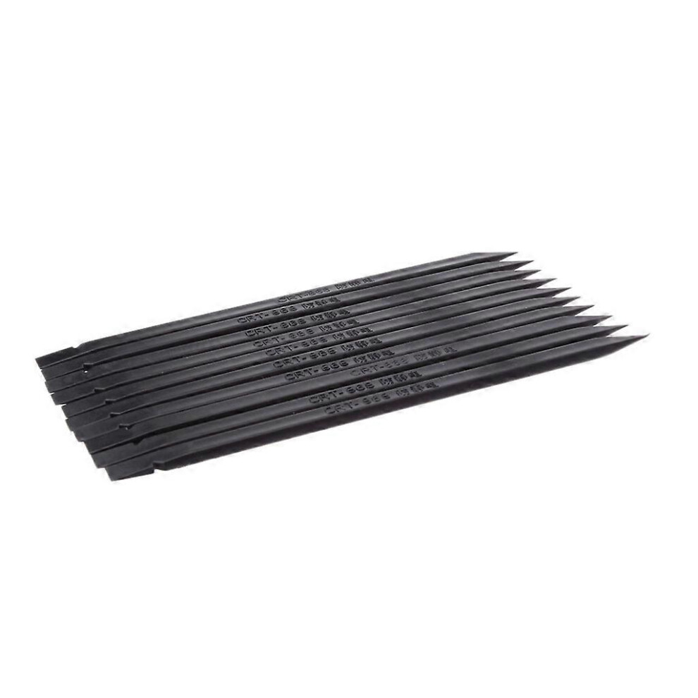 (As show, One size) 10 Pcs Antistatic Plastic Spudger Sticks Repair Pry Opening Tool For Smartphone  Black