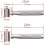 Stainless Wallpaper Pressure Roller Edge Seam Roller Hand Wall Paper Tools (1.6inch) 2