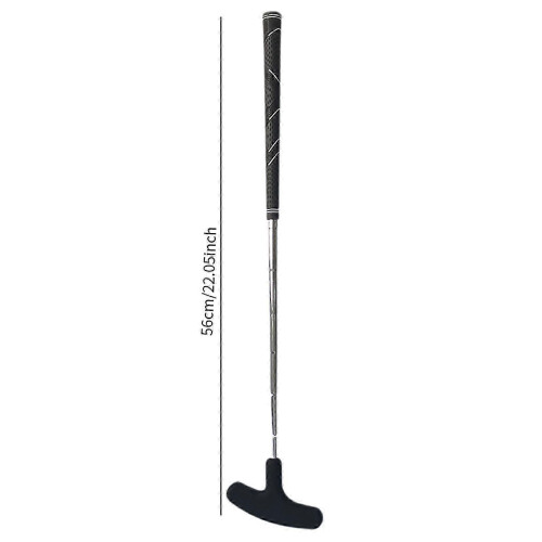 (Black, One size) Two Way Golf Putter Lightweight Golf Training Toy Practical Putting Practice Red 1
