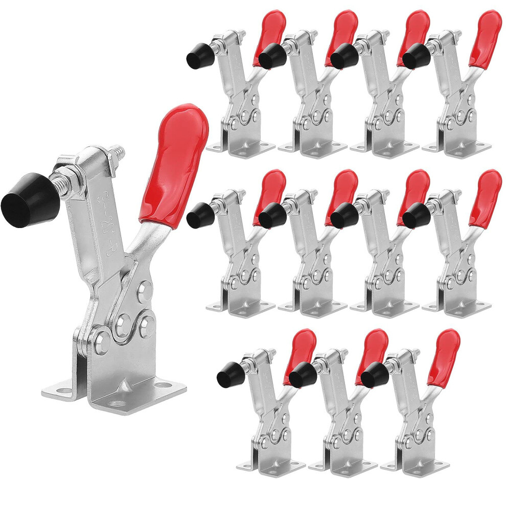 12Pcs Vertical Toggle Clamp, Quick Release Hold Down Clamps 220Lbs Holding Capacity 477169046109
