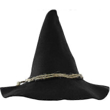 (As show, One size) Adult Scarecrow Hat Deluxe Felt Oktoberfest Wizard Witch Hillbilly Hat Costume